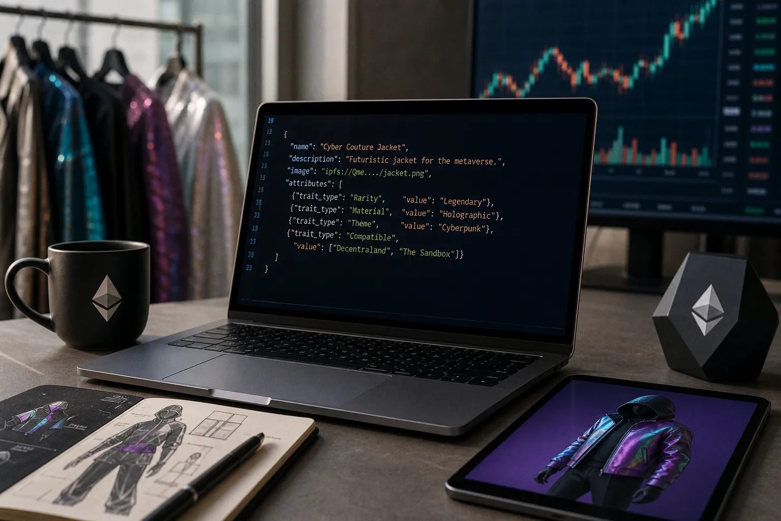 Compare digital fashion NFT metadata before buying wearables